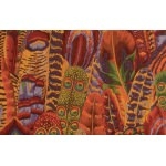 Tissu Rowan Feathers Plumes coloris Brown 20x110 cm