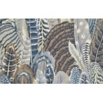 Tissu Rowan Feathers Plumes coloris Gray 20x110 cm