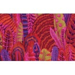 Tissu Rowan Feathers Plumes coloris Red 20x110 cm