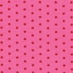 Batiste Frou-Frou Pois Rubis éclatant fond clair 20x140 cm