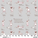 Tissu Out to Sea Sarah Jane pirate girls 20x110 cm