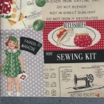Tissu Sewing Vignettes 20 x 110 cm