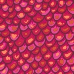 DERNIER COUPON Tissu Rowan Shingles coloris Magenta 1m10x110 cm