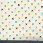 Tissu diamants multico 20 x 110 cm
