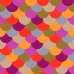 Tissu Ecaille coloris Néon infusé par Aime comme Marie 20x140 cm
