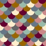 Tissu Ecaille coloris Quai de Seine par Aime comme Marie 20x140 cm