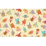 Tissu ourson ballerine 20x110 cm