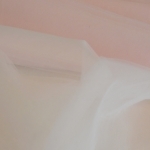 Tulle souple rose pâle 1m x 280 cm