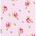 Tissu Delilah roses buds 20x110 cm