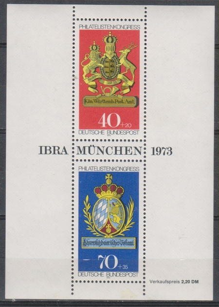 Allemagne Ibra Yt BF8 Neuf De 1973 Cote 8 EUROPE Timbres