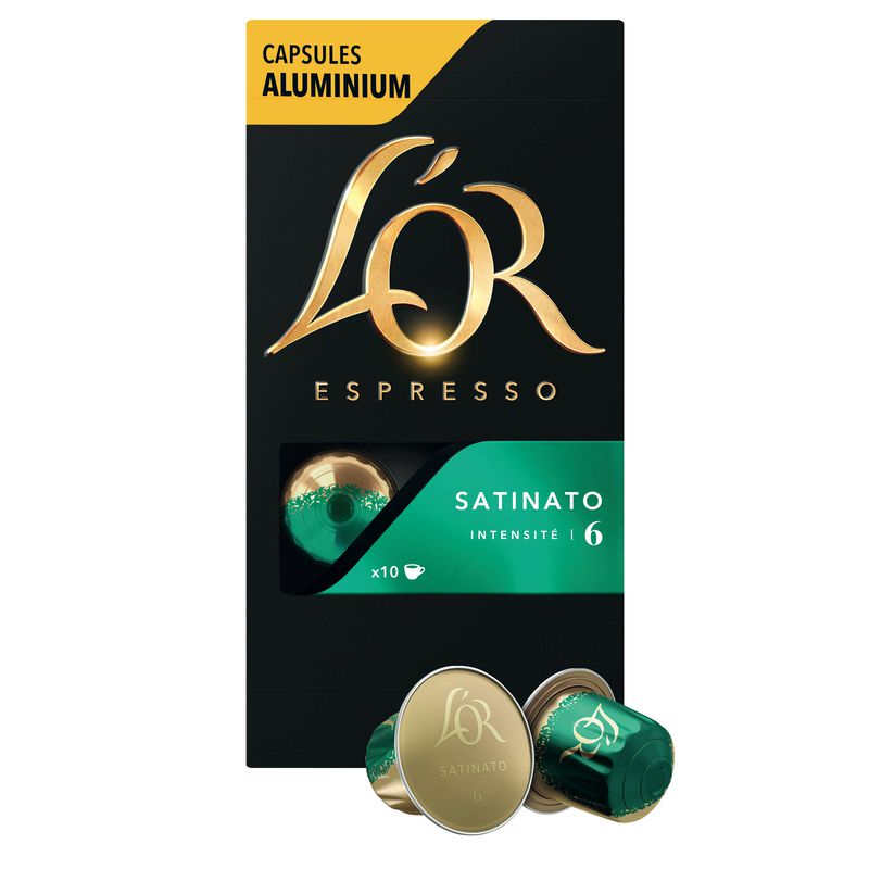 L OR ESPRESSO SATINATO CAFÉ INTENSITÉ 6 10 CAPSULES Sweet