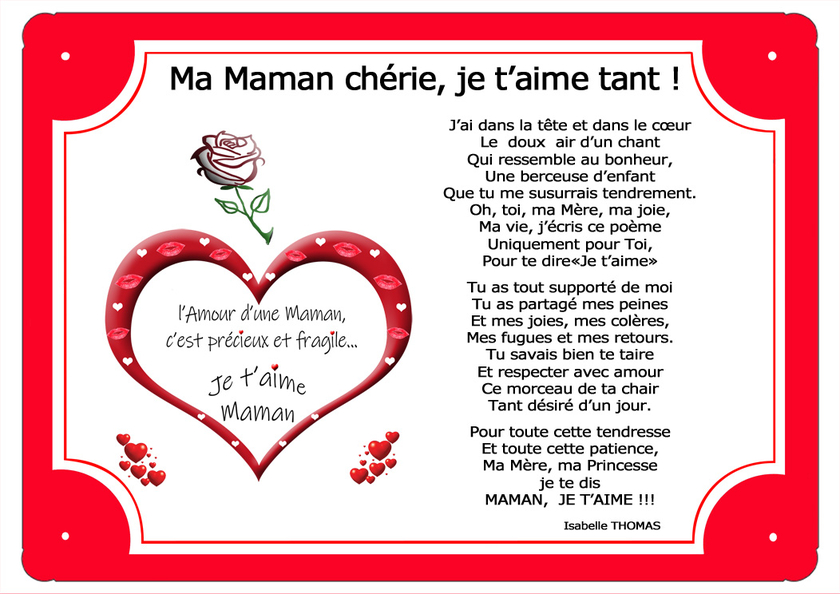 Cadre Une Maman Ch Rie Personnaliser Texti Cadeaux