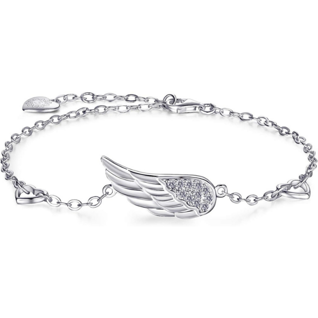 Bracelet Ailes D Ange En Argent 925 Cadeau Luxueux Pour Femmes