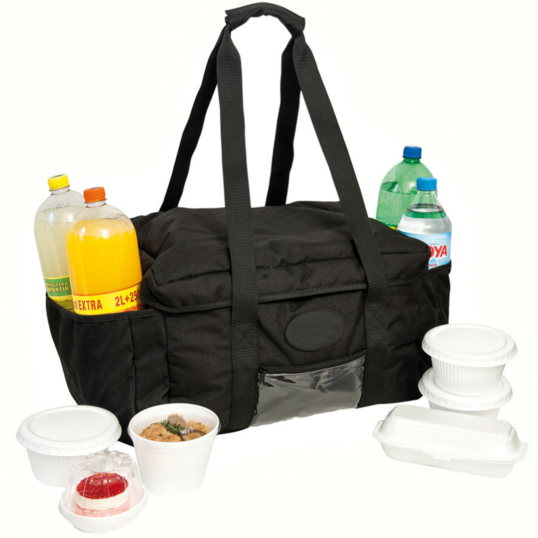 Sac Isotherme Pour Pique Nique Noir 40x30x25 Cm ProSaveurs