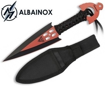 Couteau De Lancer 21 5cm Full Tang Acier ALBAINOX Couteau Jet