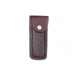 Etui cuir marron couteau, gaine transport - E1165