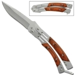 Couteau papillon rosewood, balisong - GBS52
