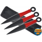 Pack 3 couteaux de lancer, couteau jet - TK3BKR