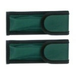 Pack 2 étuis en nylon vert, offre spéciale