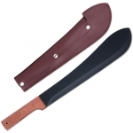 Machette lame téflonée 49cm + étui cuir - Virginia