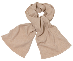 Echarpe en cachemire beige J and W