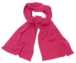 Echarpe rose fushia en cachemire J and W