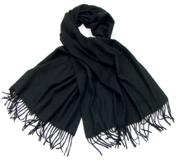 Etole noir en pure laine