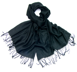 Etole noir pashmina