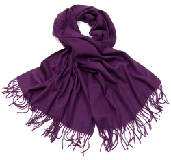 Etole violette en pure laine