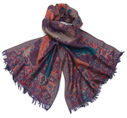 Etole violet motifs tissés