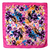 CARRE DE SOIEZ IMPRIME vintage fleuri rose 1