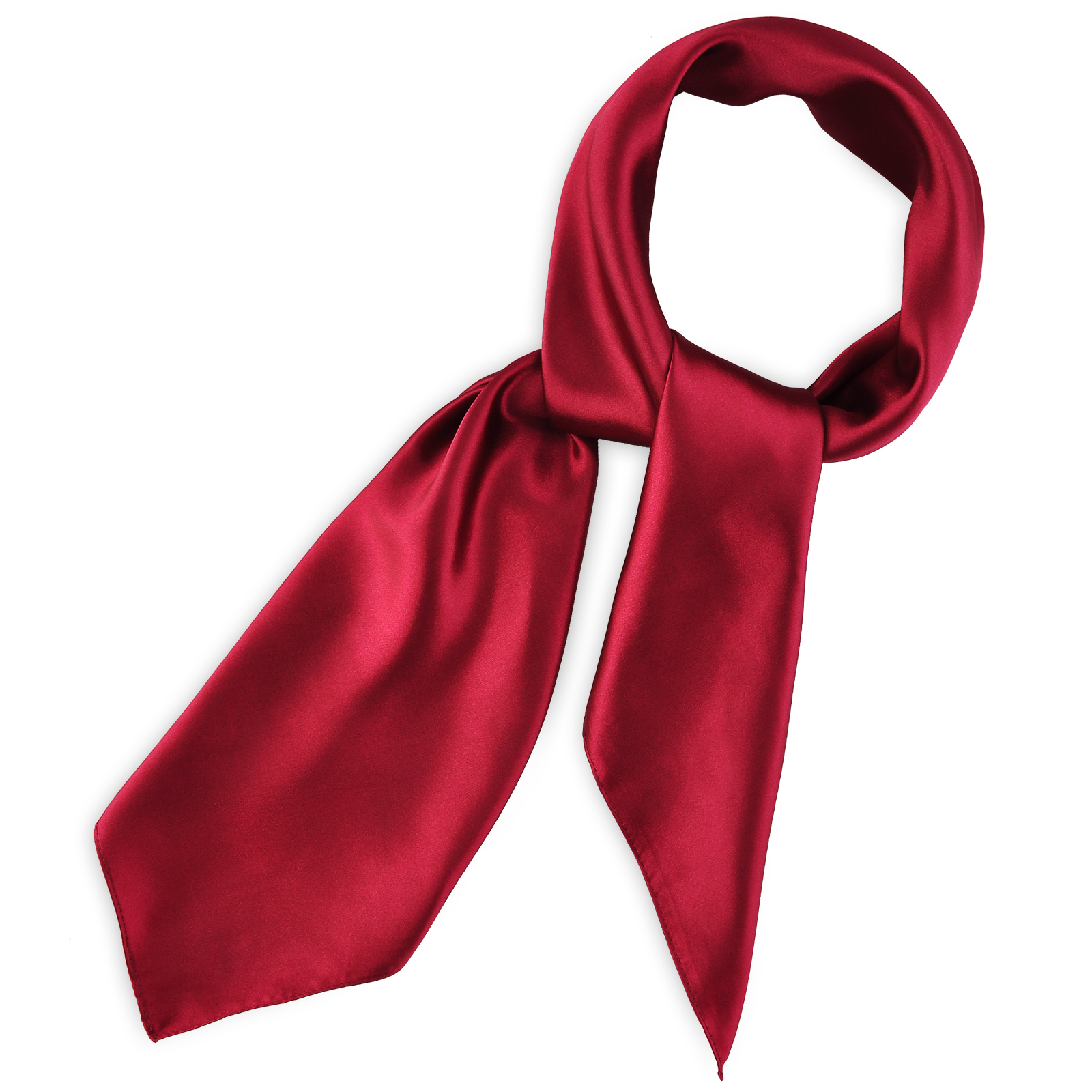 Foulard Carré Soie 53x53cm - Couleur Uni | 100% Soie, Lavage Main