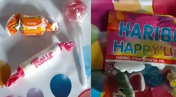 5 sachet de bonbons anniversaire Haribo - Pirate