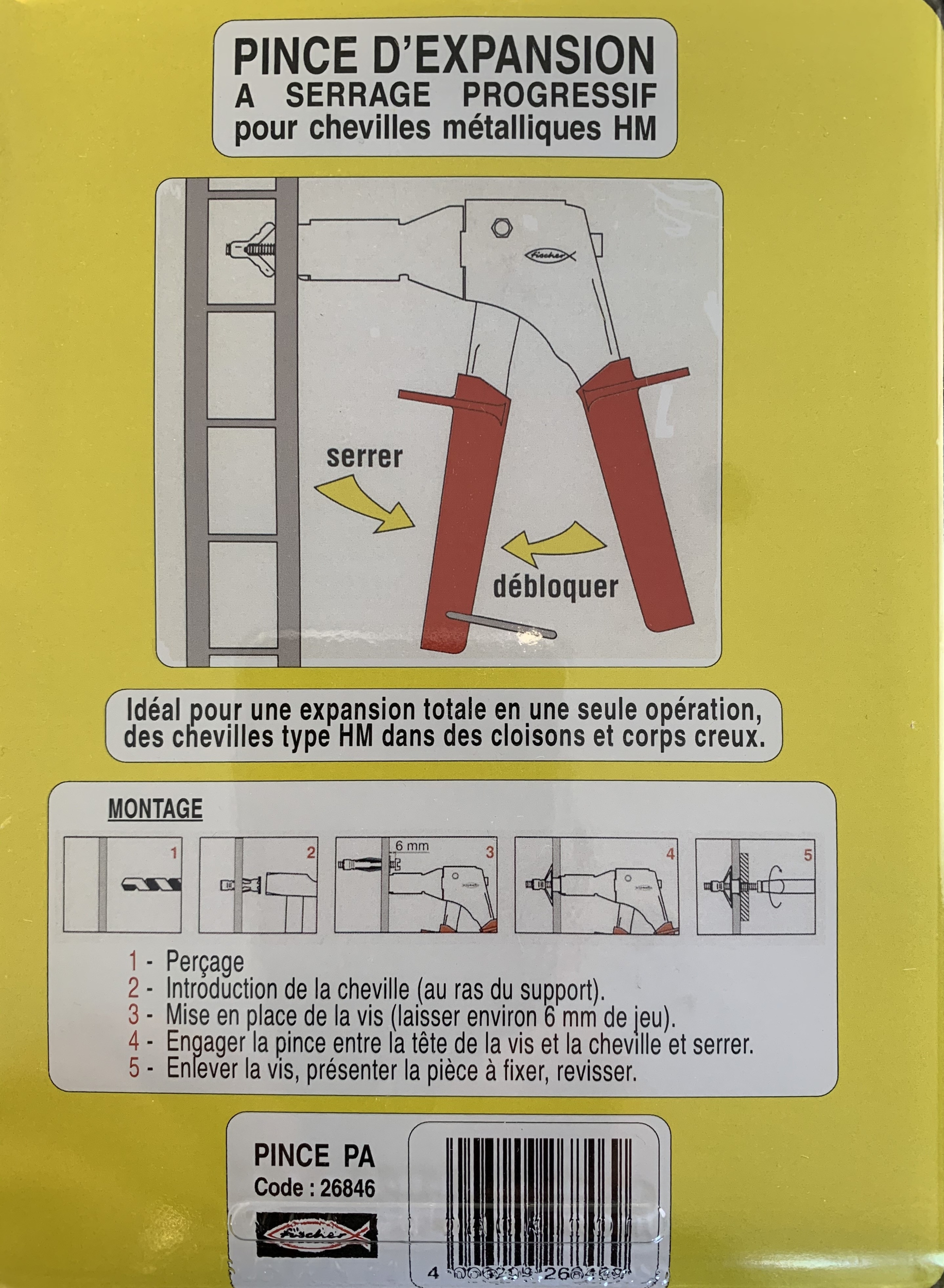 Fischer pince dexpansion PA 26846 (2)