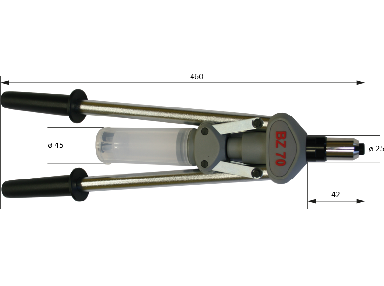 Pince à riveter Pro pour rivets aveugles