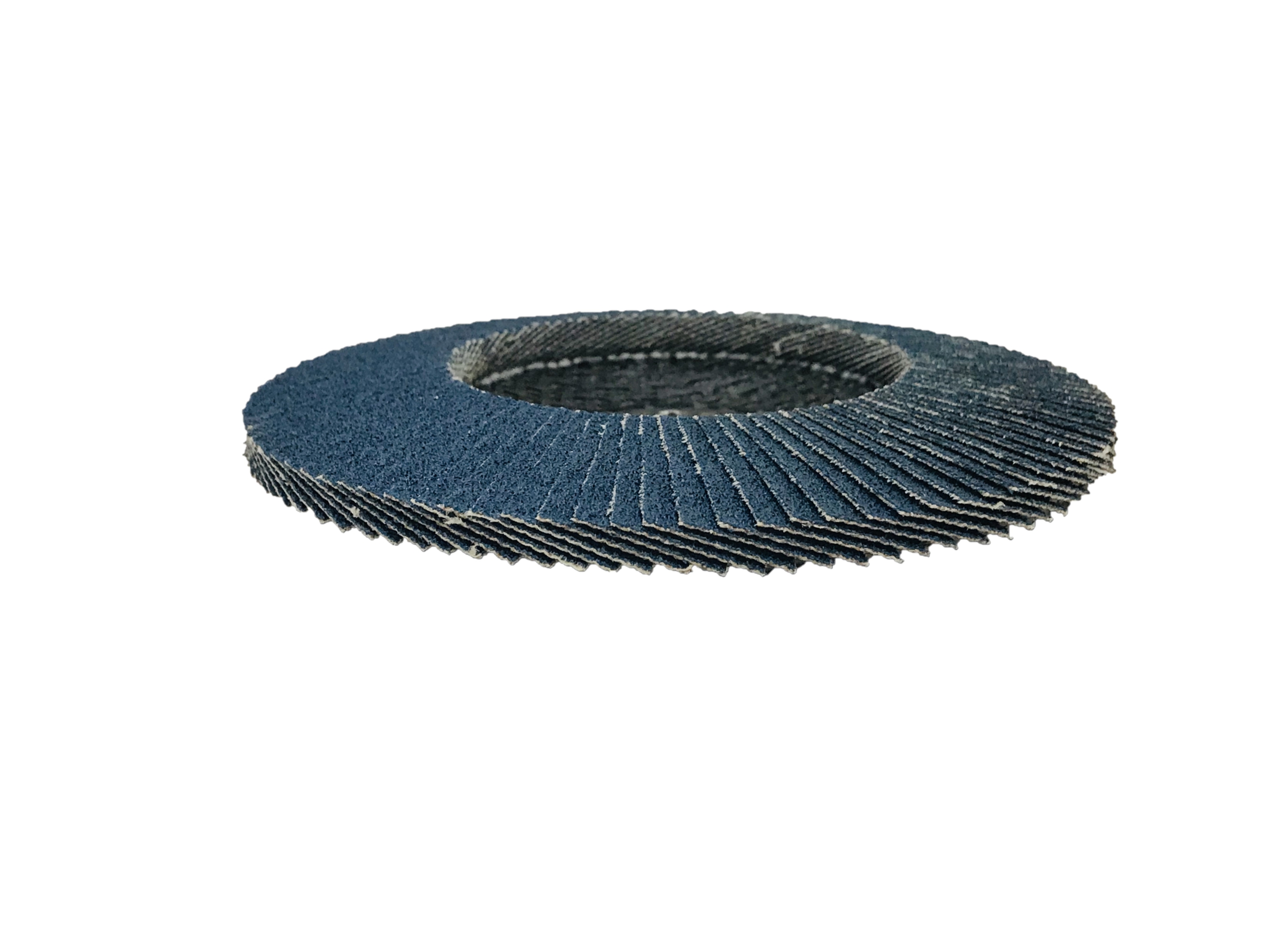 Disque à Lamelles Corindon Bombé Leman - 115 X 22,23 Mm - Grain 120 - Pour Métal Et Bois