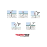 Fischer fixation WC  instruction de montage