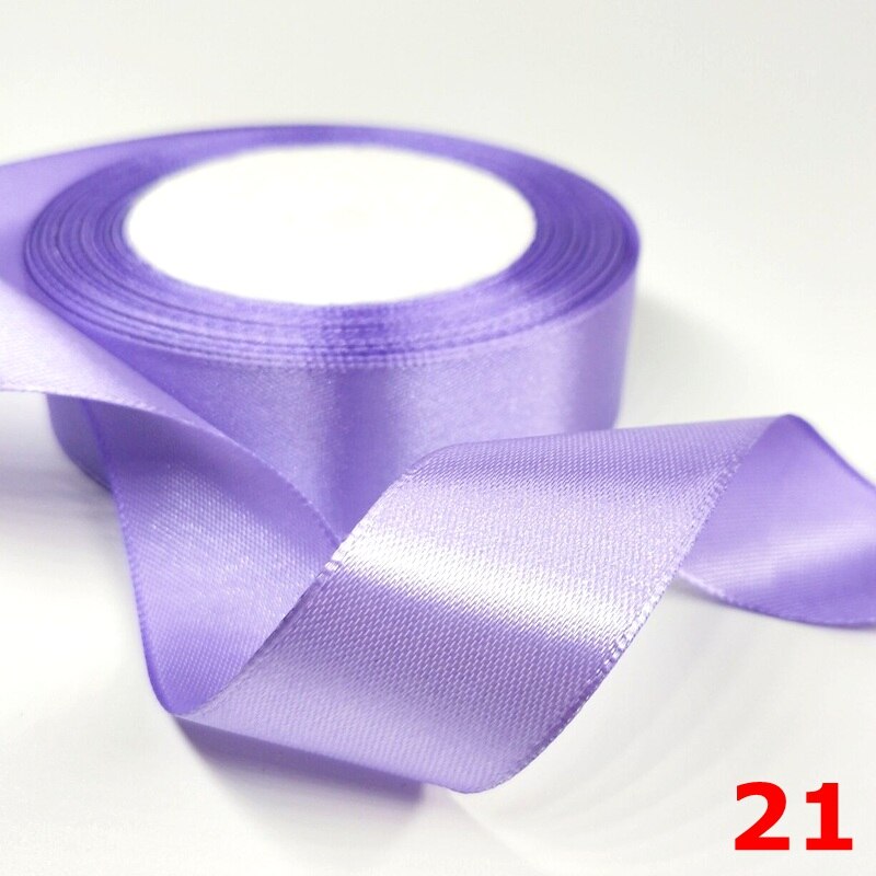 HL-5-m-tres-1-25mm-Lots-couleurs-couleur-unie-rubans-de-Satin-de-mariage-d