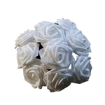 10-pi-ces-pack-8-CM-maison-fleurs-d-coratives-11-couleurs-PE-mousse-artificielle-Rose
