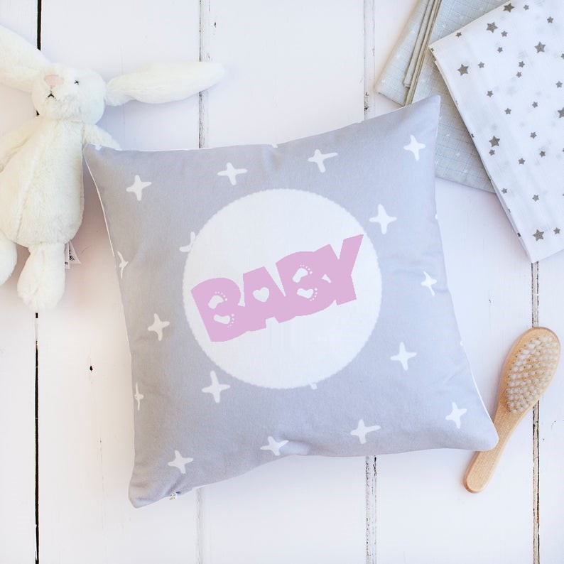 baby coussin motif thermocollant