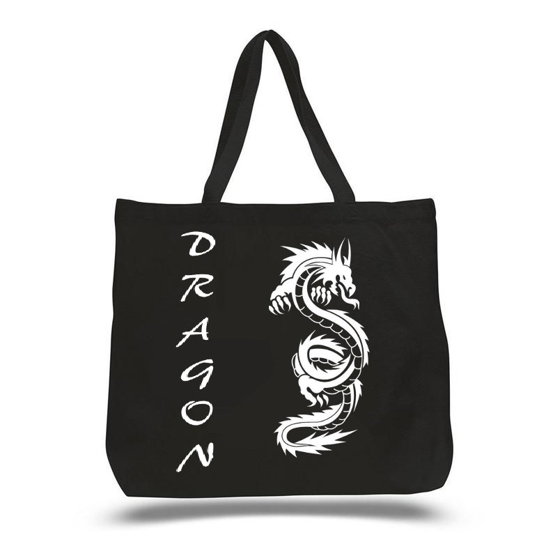 dragon chinois sac motif thermocollant