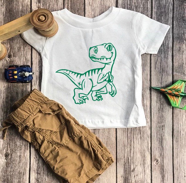 dinosaure t-shirt motif thermocollant