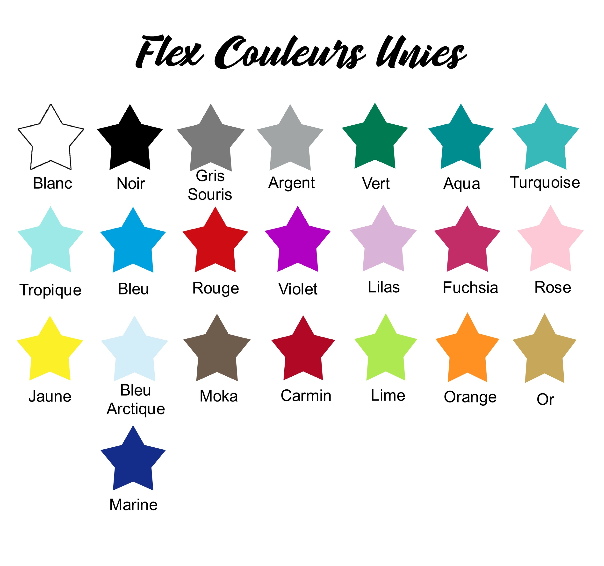 Couleurs unies Flex Textile