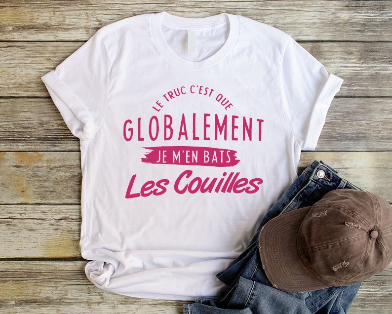 Globalement... motif thermocollant t-shirt