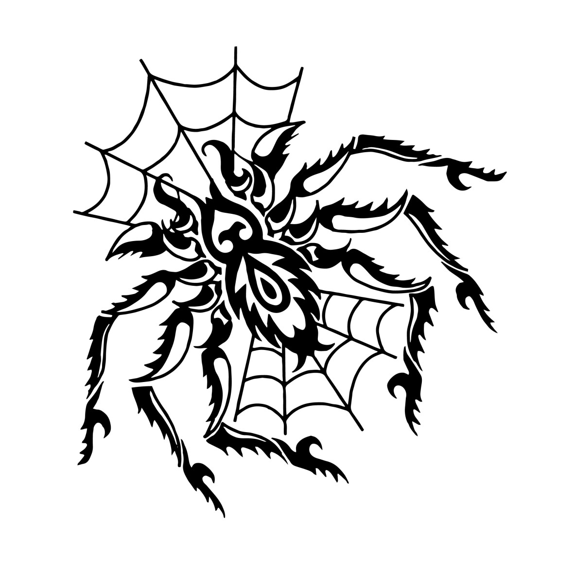 araignée motif thermocollant