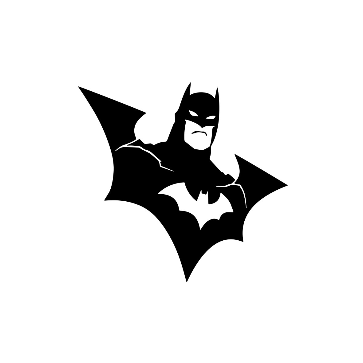 batman motif thermocollant