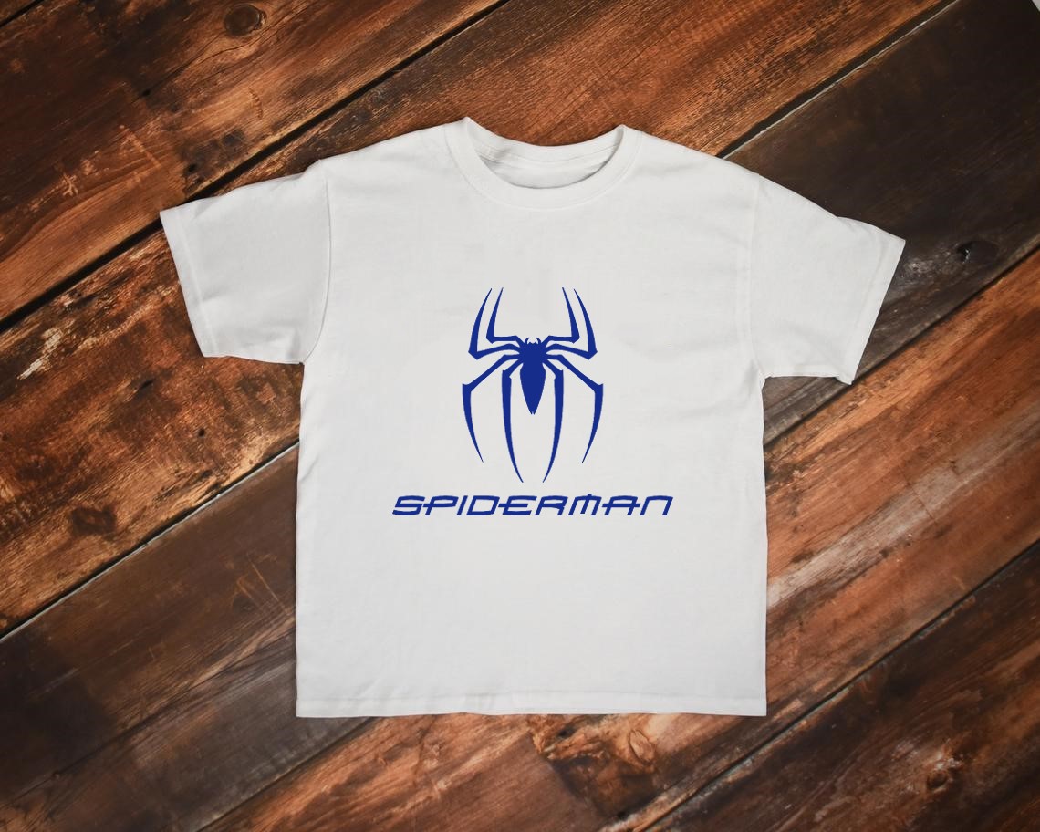 spiderman araignée motif thermocollant t-shirt