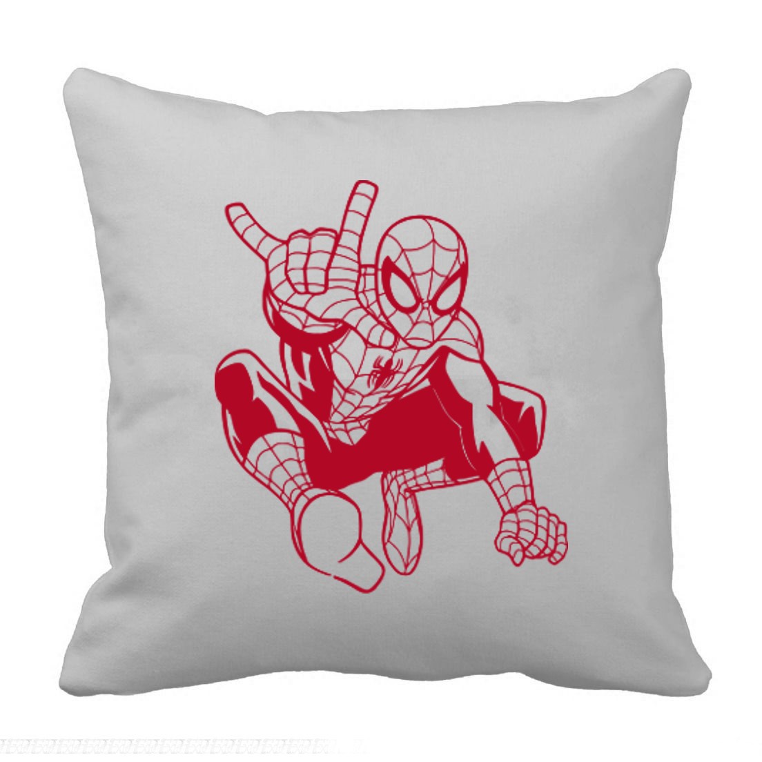 spiderman motif thermocollant coussin