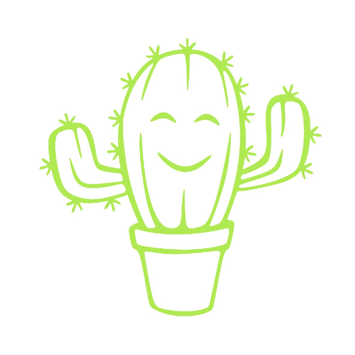 cactus motif thermocollant