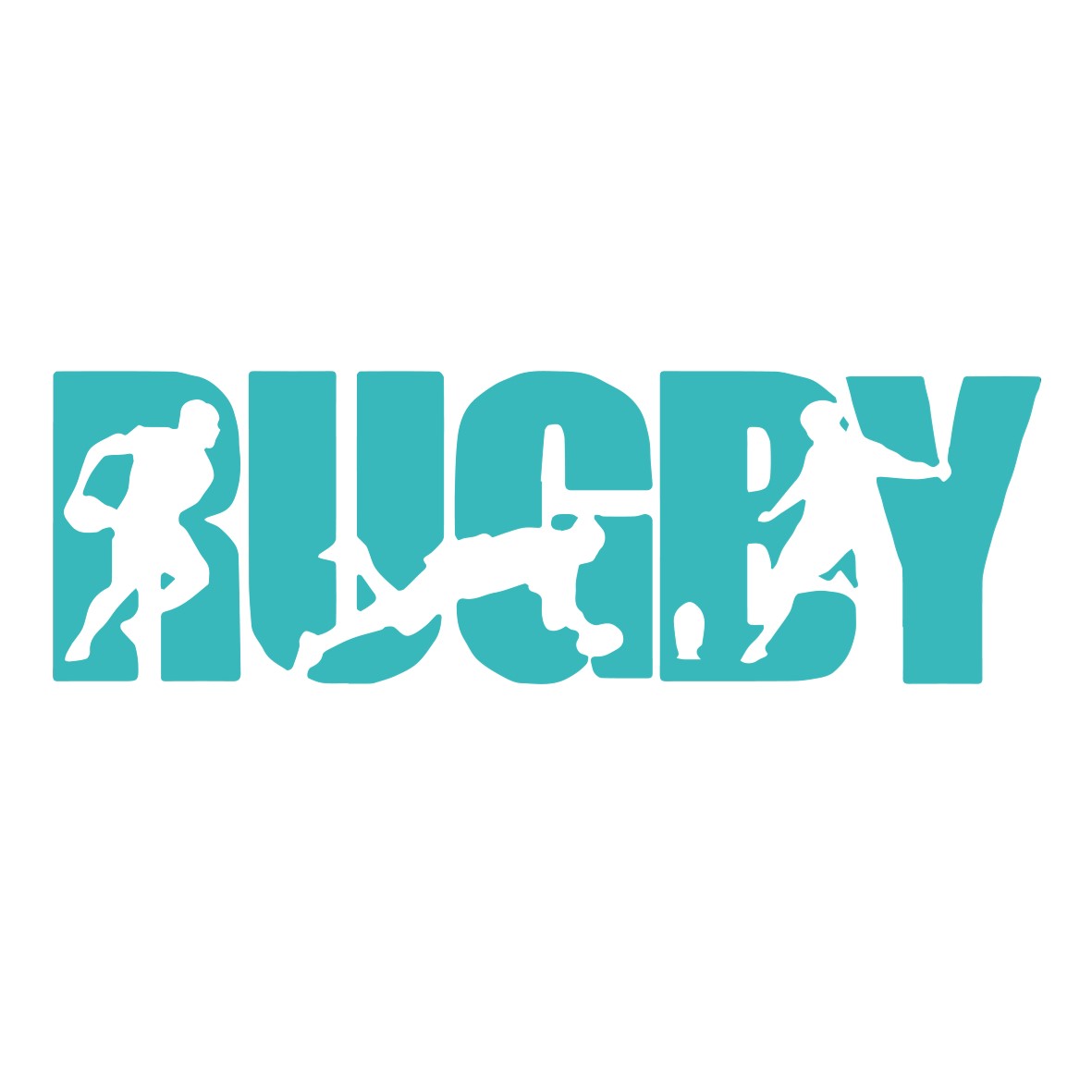 rugby motif thermocollant